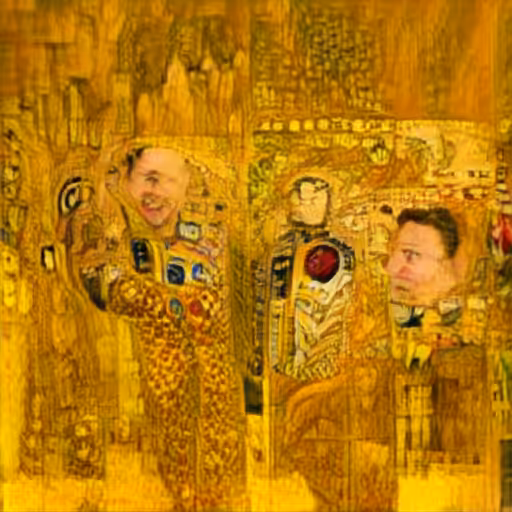 Elon Musk & Jeff Bezos angry at each other in gustav klint's