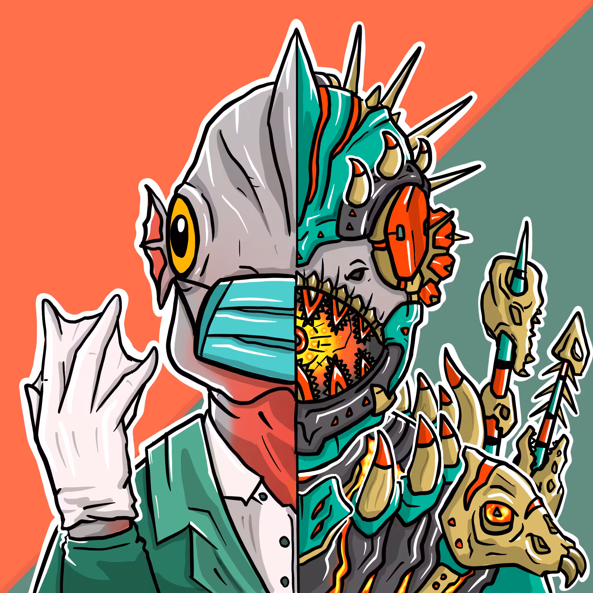 Piranha / Hunter (rare)