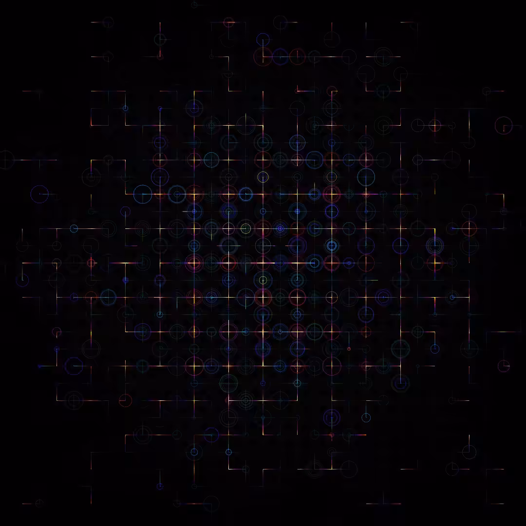Animated double shape pattern
