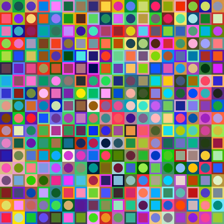 Square Dot Composition #260