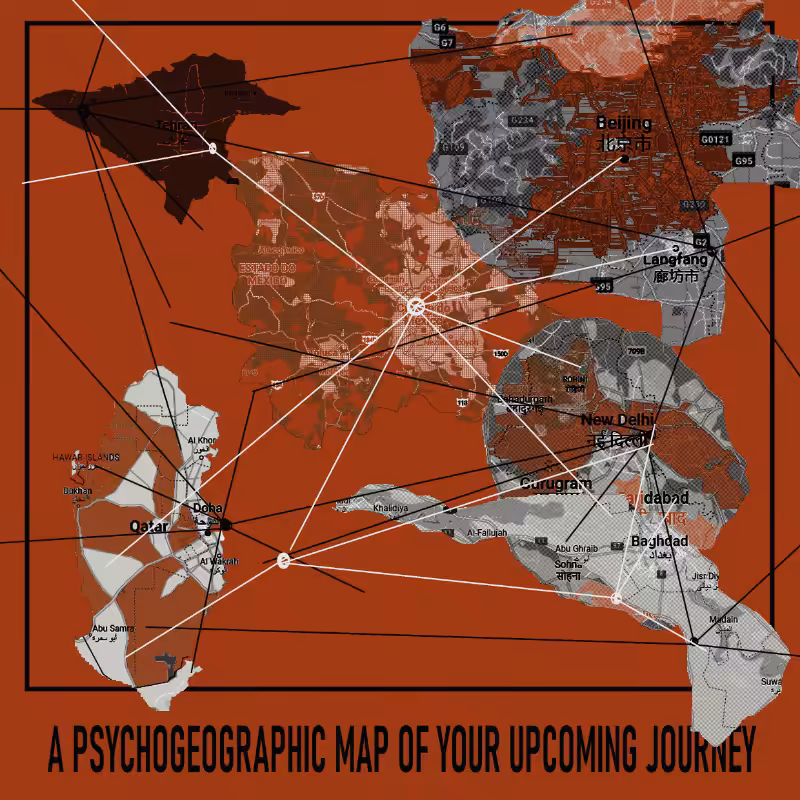 PSYCHOGEOGRAPHIC MAP  #12