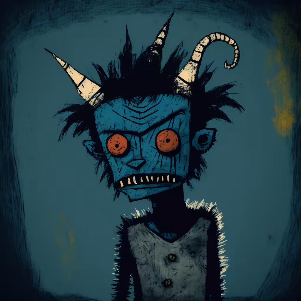 Basquiat Little Creatures: Little Creature #00707