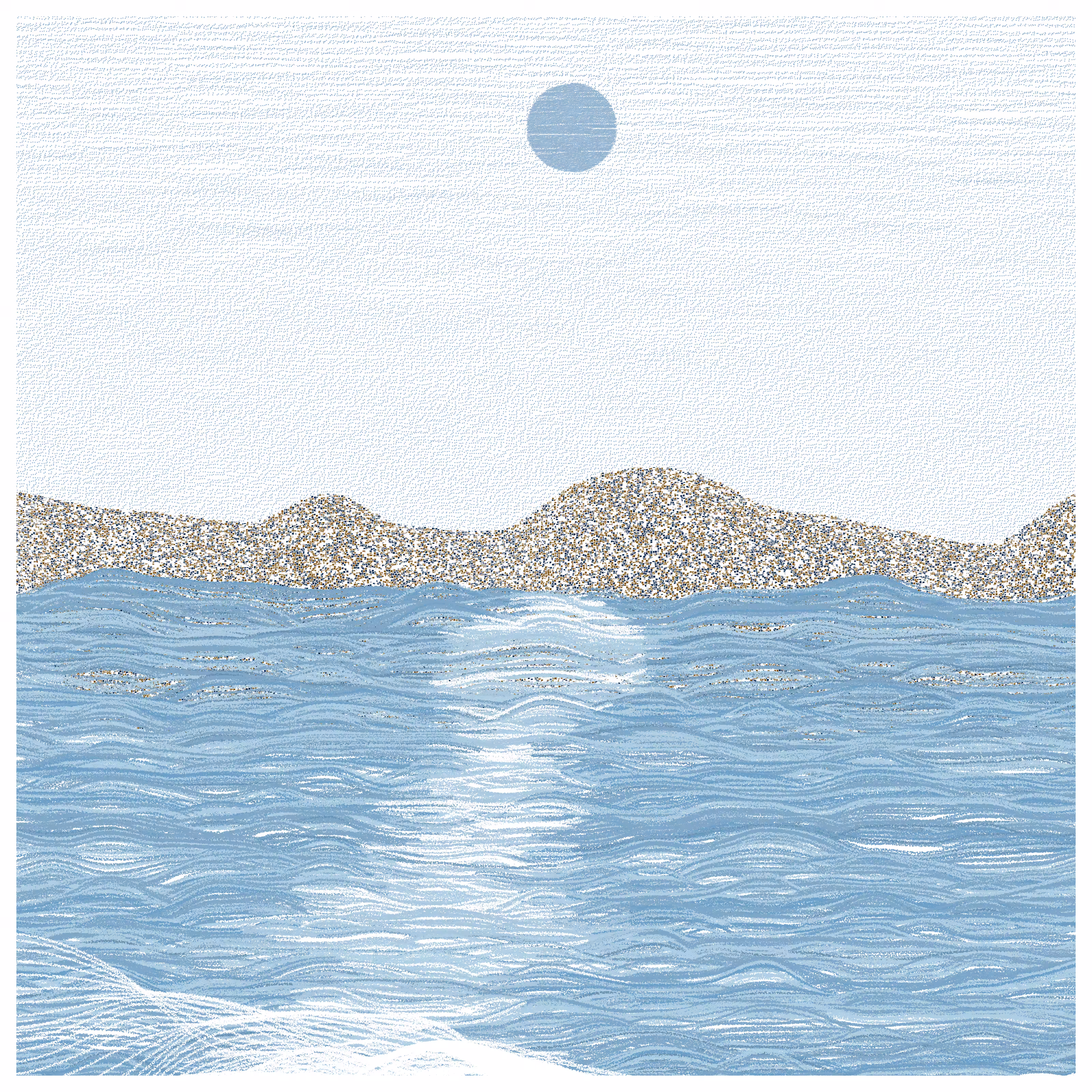 Moonlit Sea #142