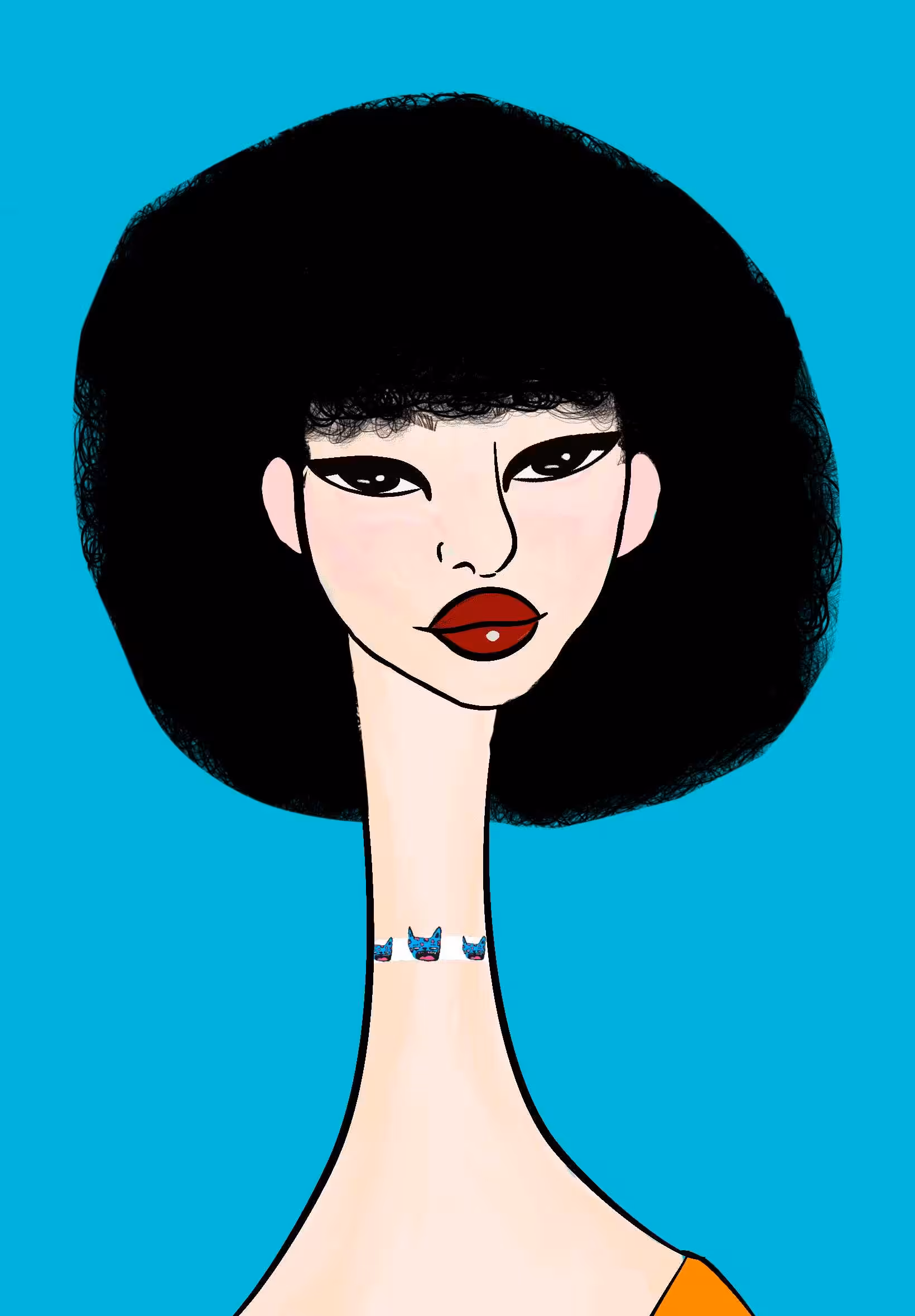 Long Neckie Ladies: Long Neckie Lady #2148