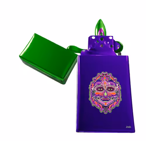 Cosmic Josh Exclusive Crypto Zippo.