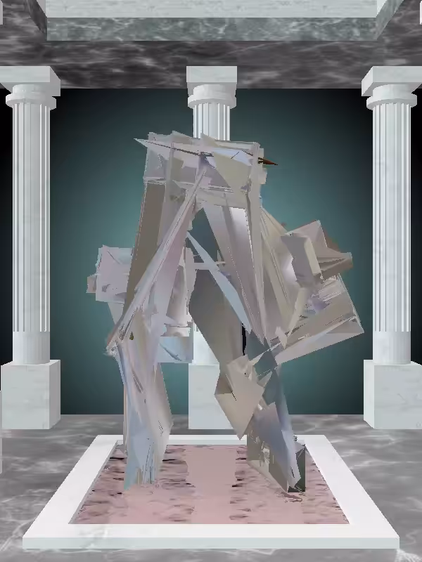 HeavenComputer: The Dancing Opalescent Onyx Woman #631