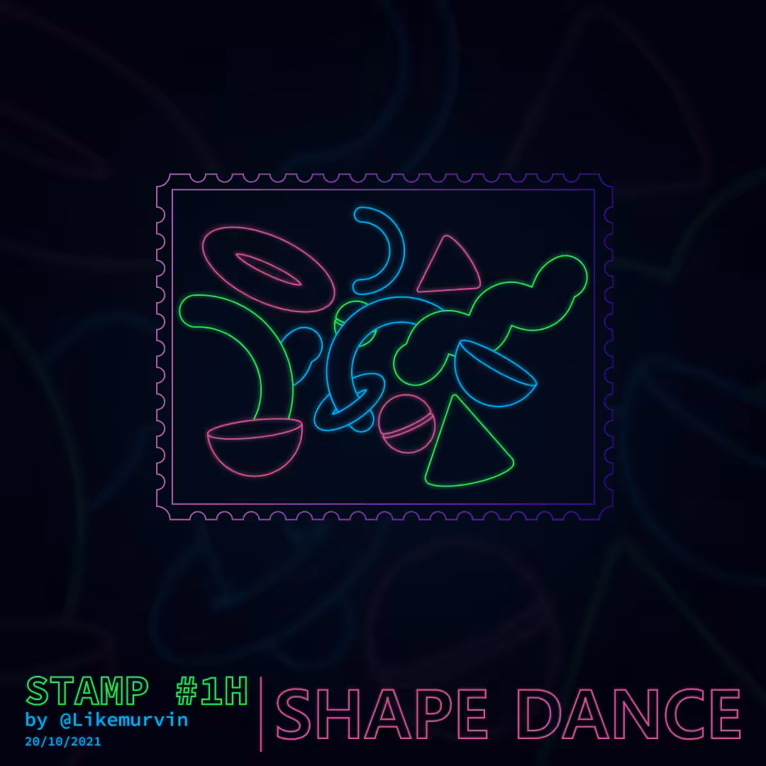 STAMP #1H SHAPE DANCE