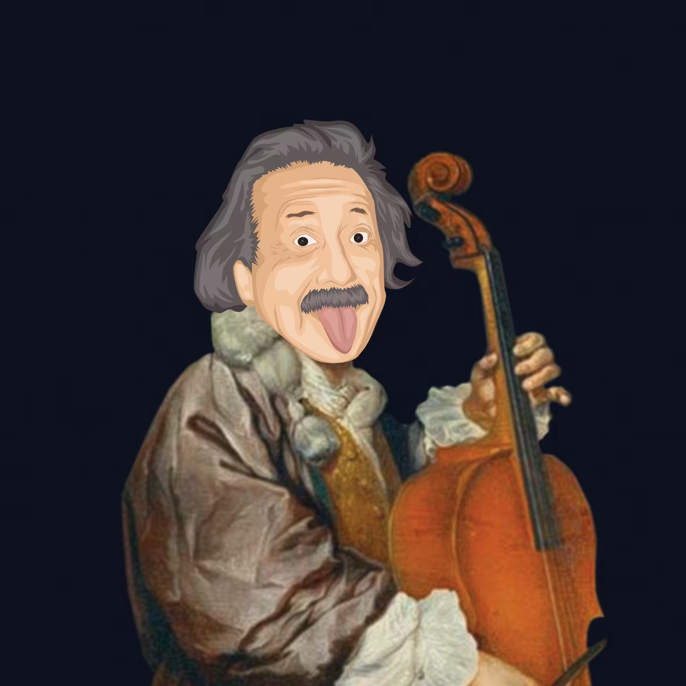 Einstein became a cellist