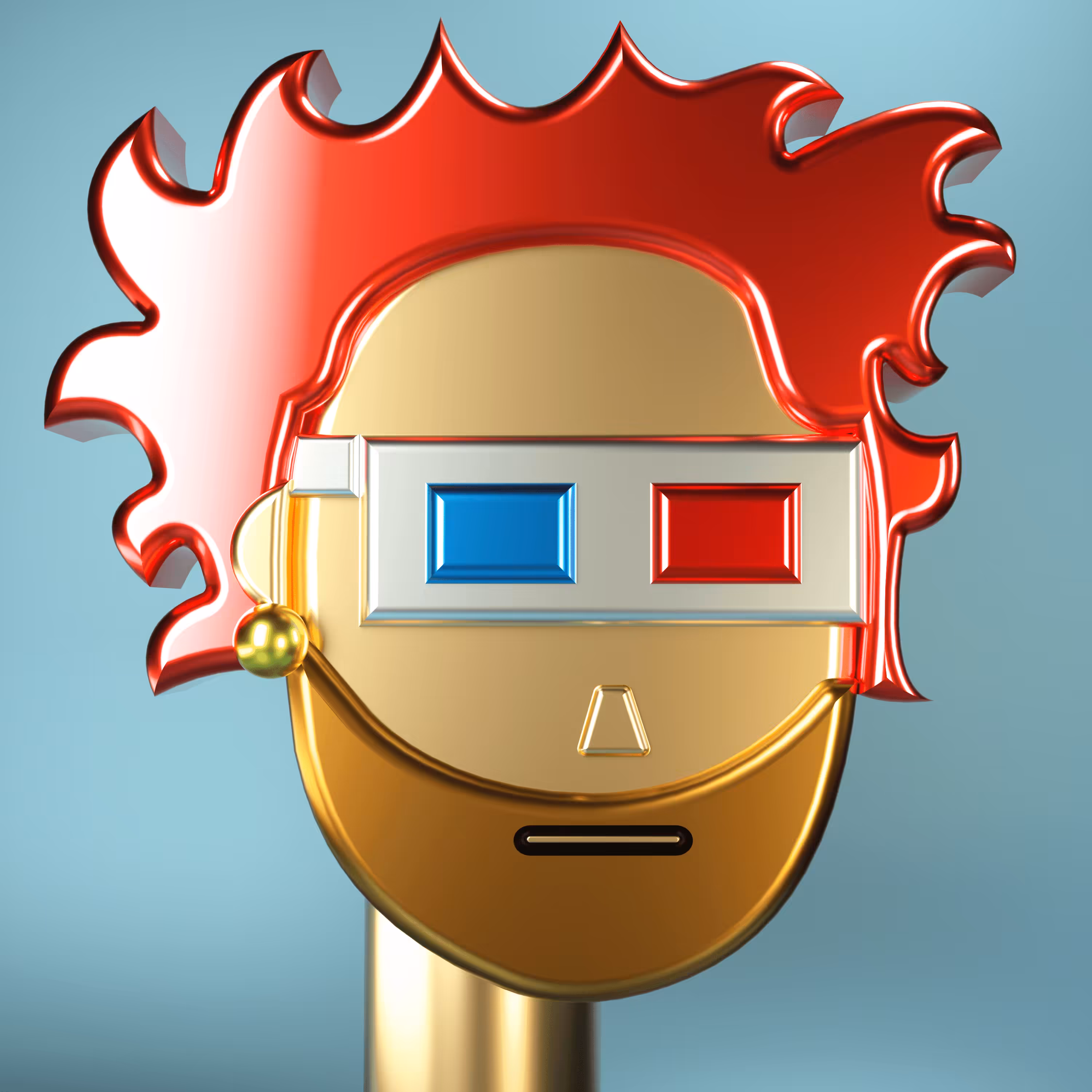 3D Chrome Punk #0395