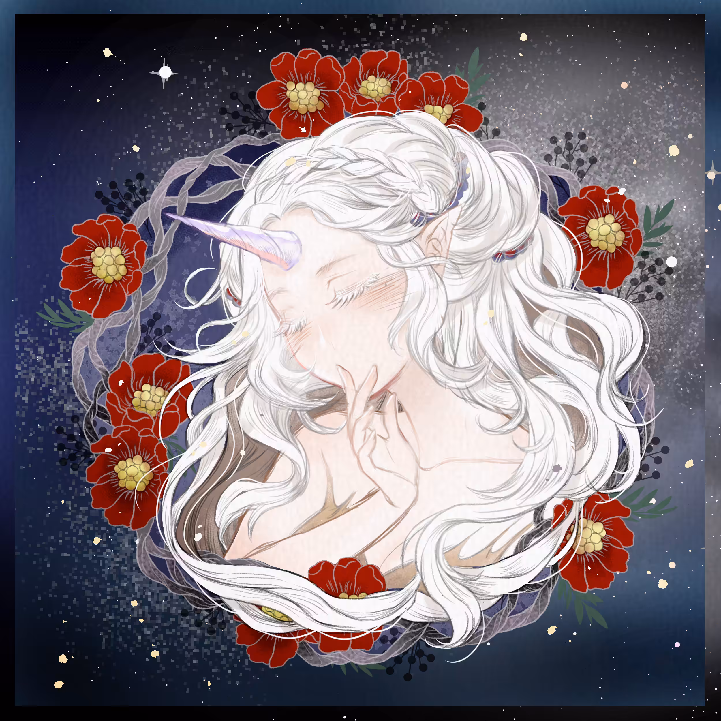 Mystic unicorn girl