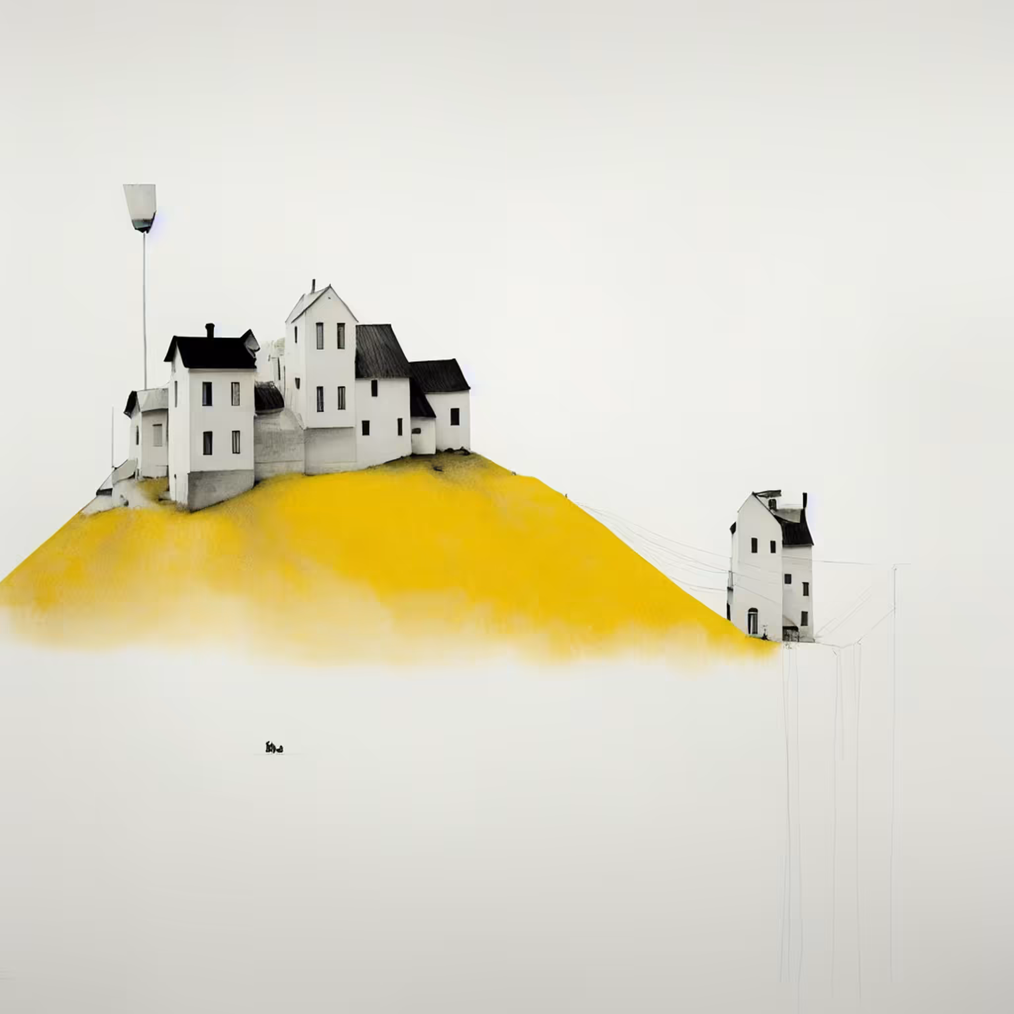 Yellow Trees and Houses - 1 #38