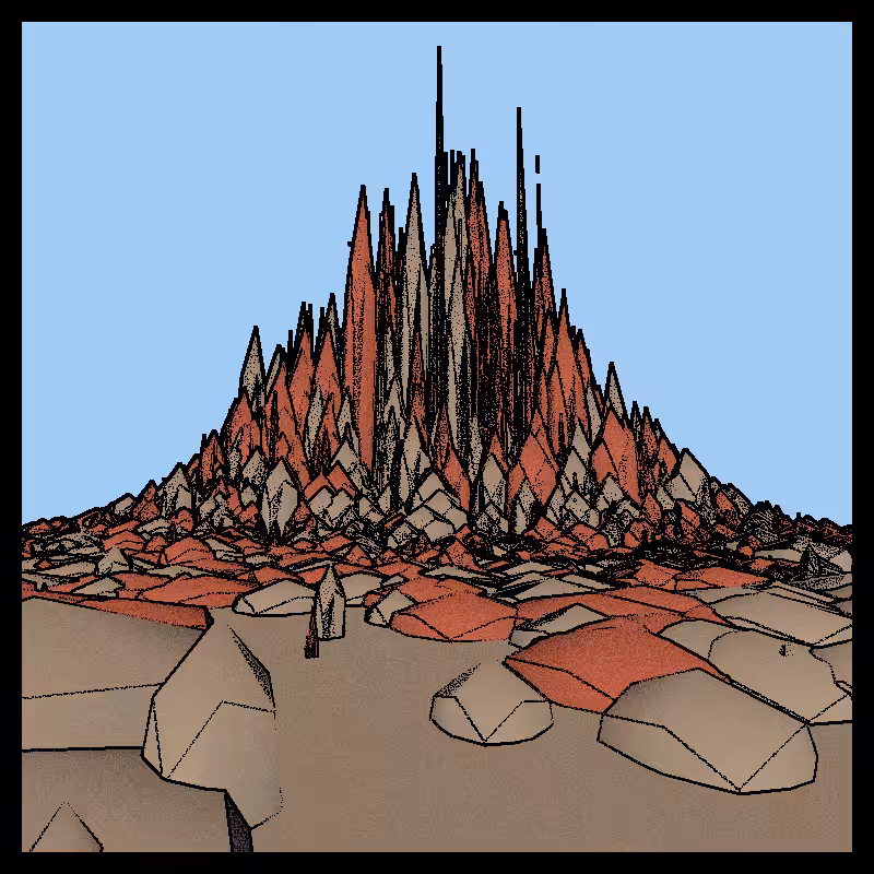 Crystal forest #33