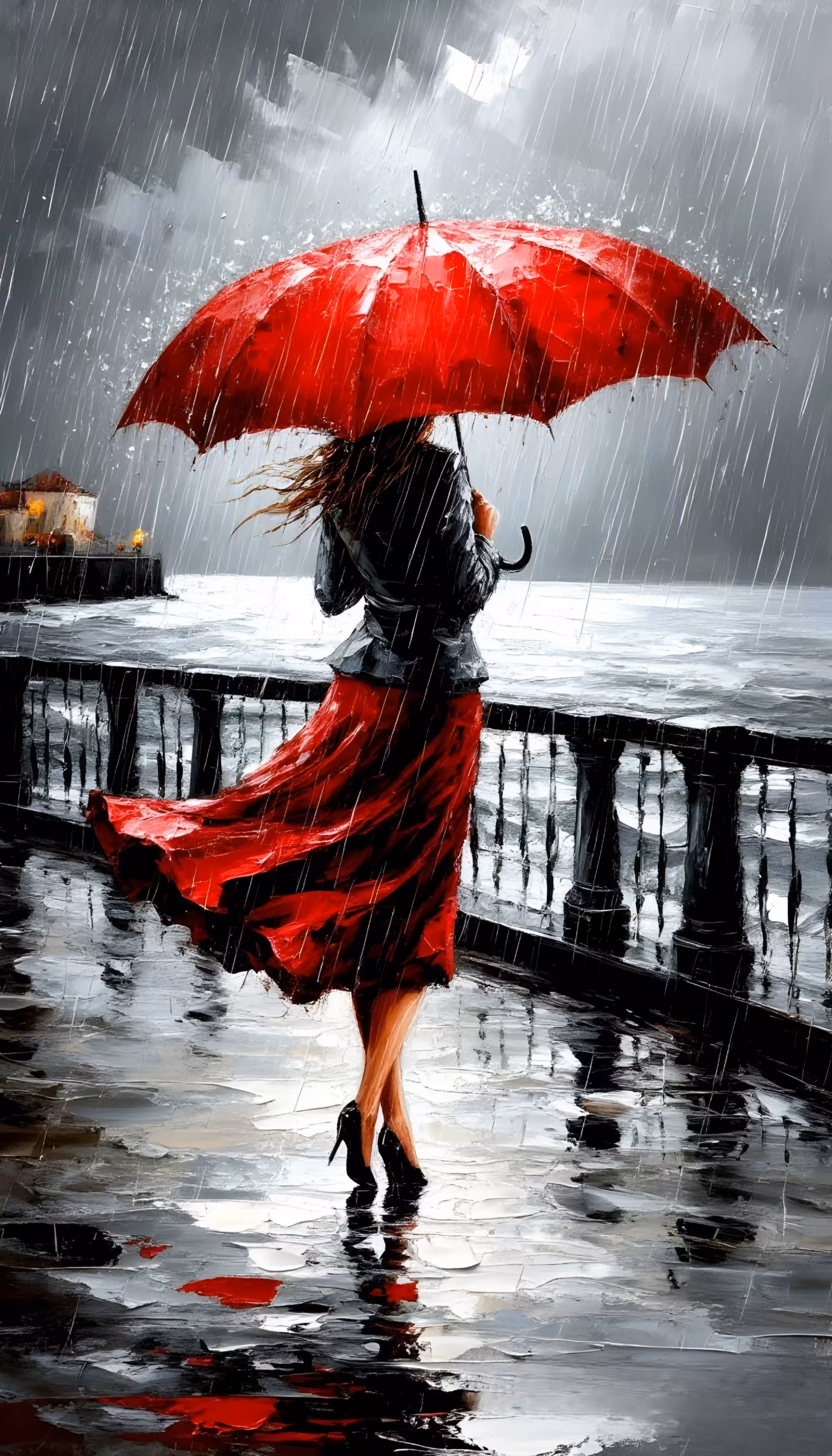 Scarlet in the Storm