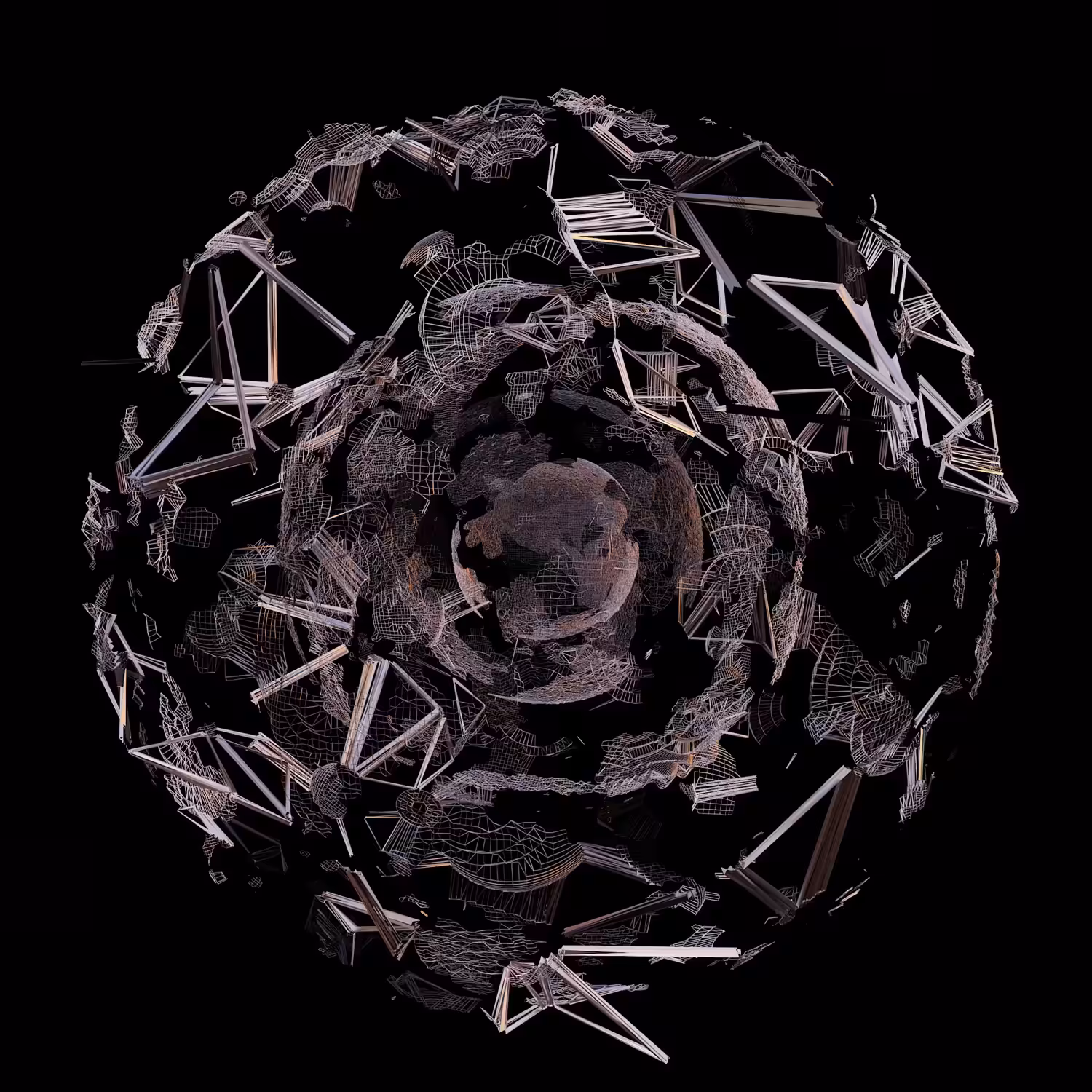 When the Space Junk Started Networking