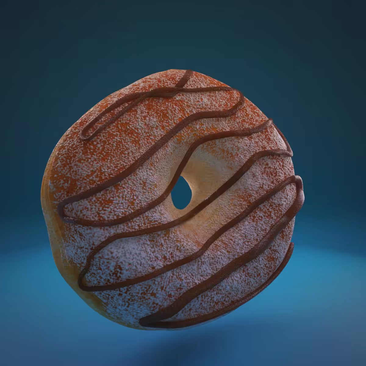 Crypto Donuts LIMITED EDITION : Choco Powder Donut