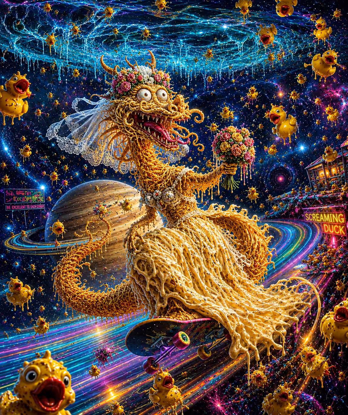 The Cosmic Noodle Bride