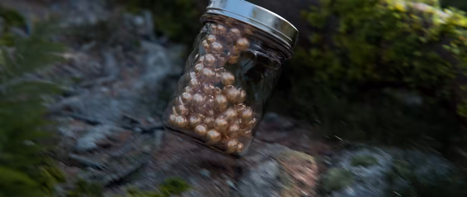 Cascade of Marbles