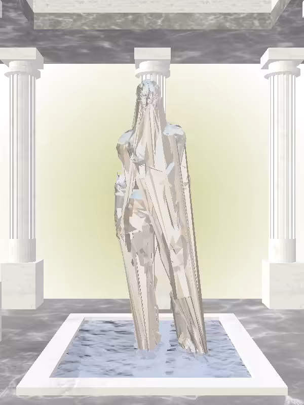 HeavenComputer: The Fragmented Angry Silver Haze Woman #4441