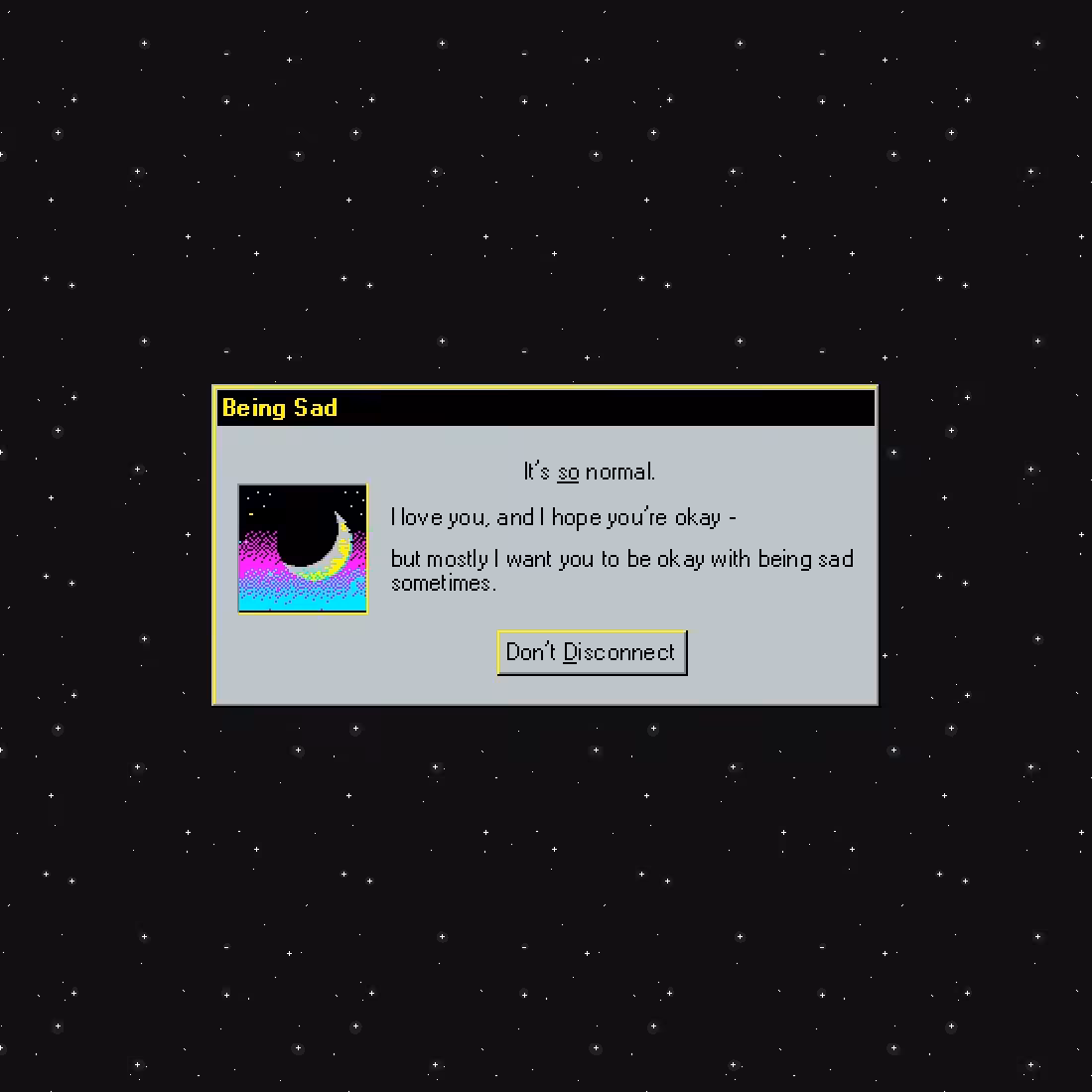 Being Sad