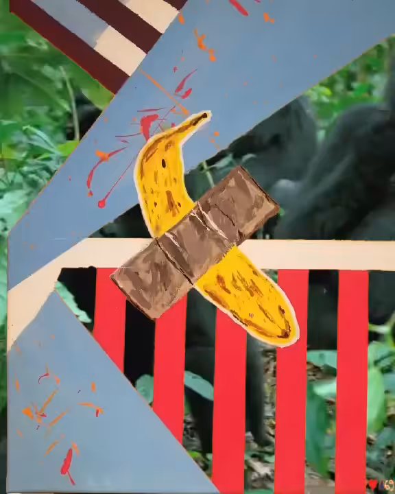 🦍🍌A Banana Is As Close To Happiness A Gorilla Gets🍌🦍
