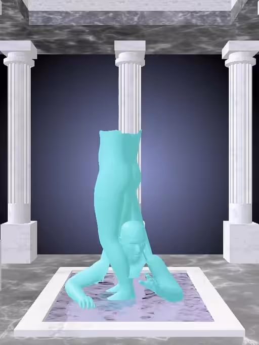 HeavenComputer: The Robotic Minty Green Man #7207