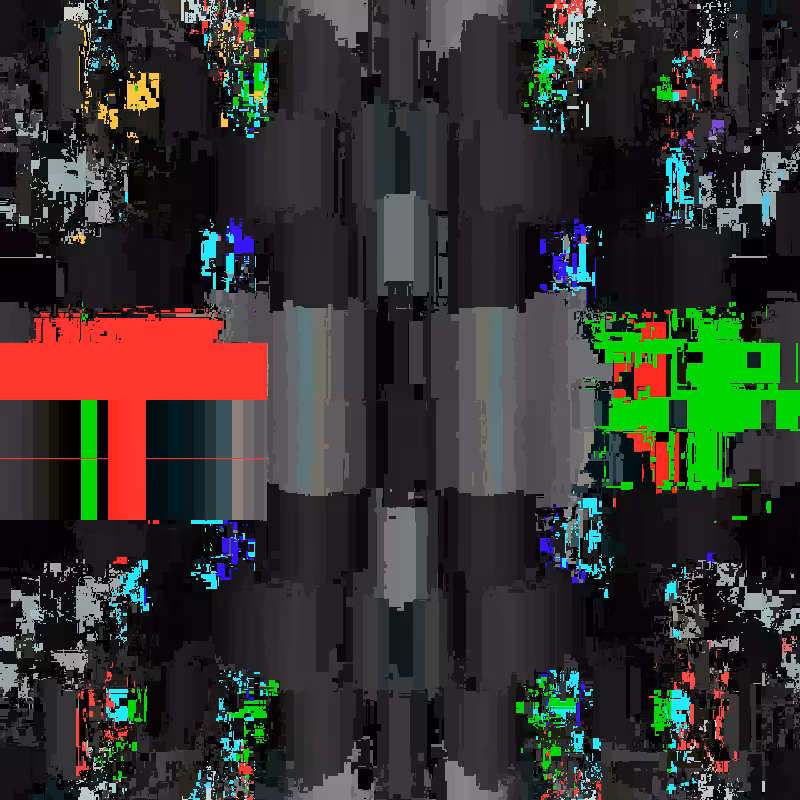 Glitchy feedback void #7