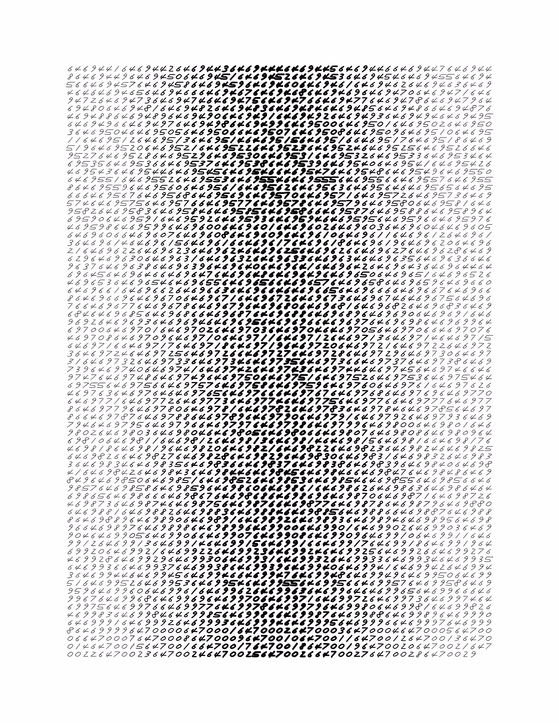 Endless (5,607,250 to Infinity) #2969