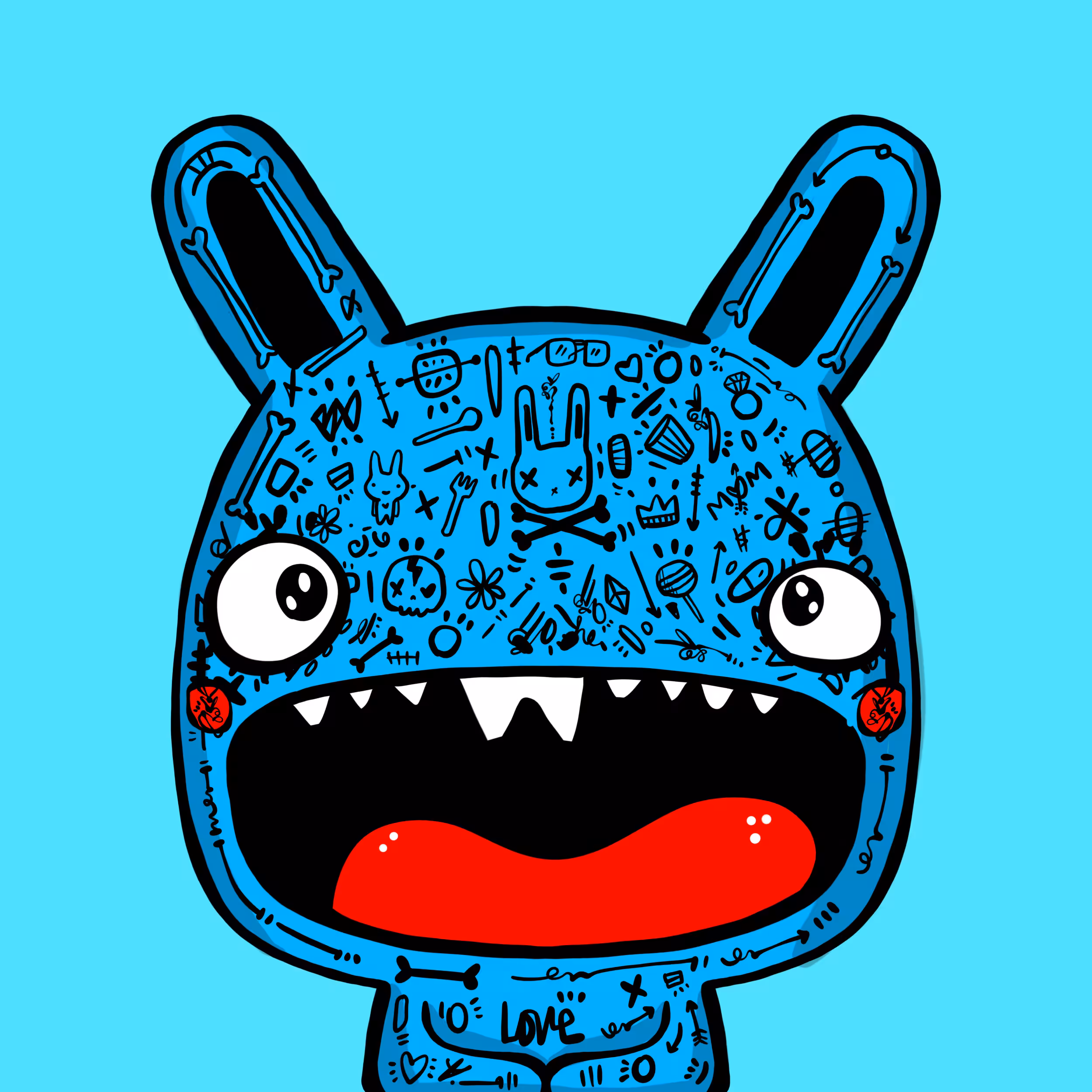 TOKYO PUNKS | BAD BUNNIES: TKP BAD BUNNY #0785