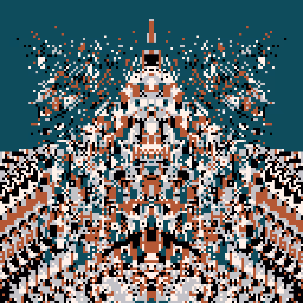 Ideocartogrpahy: Hyperspectral Temples #24