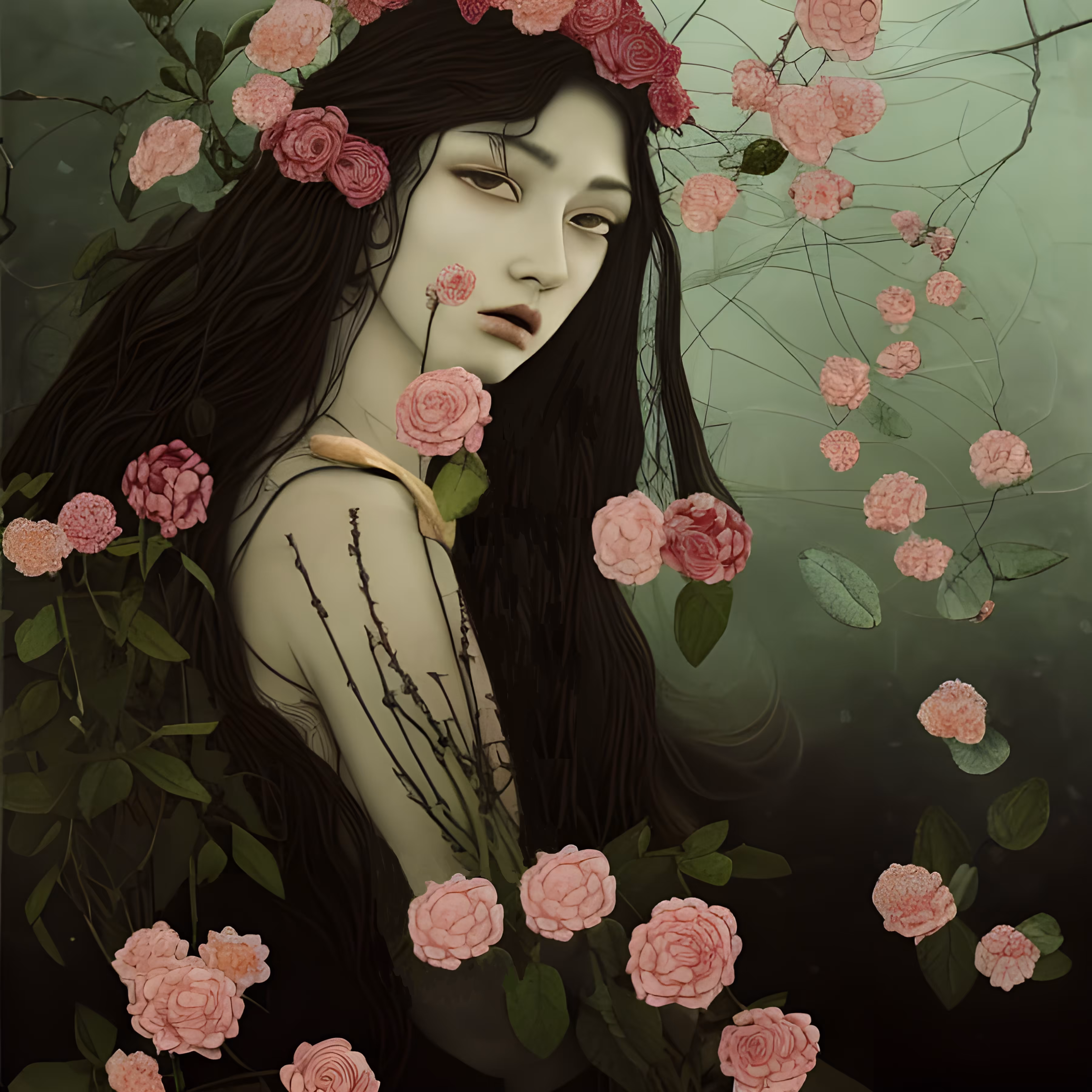 In the peony garden #2