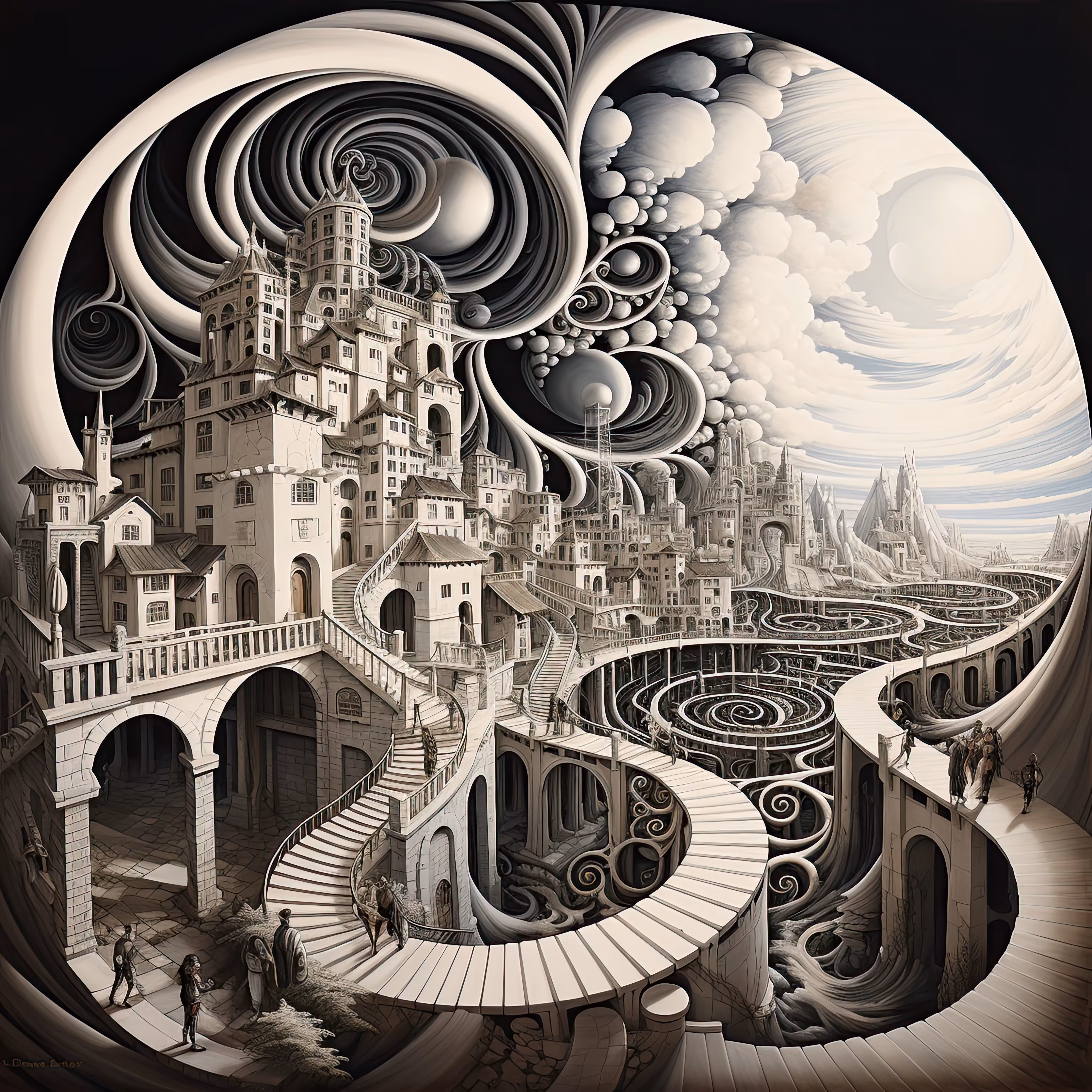 Leonardo's Abstract Surrealists Stroll