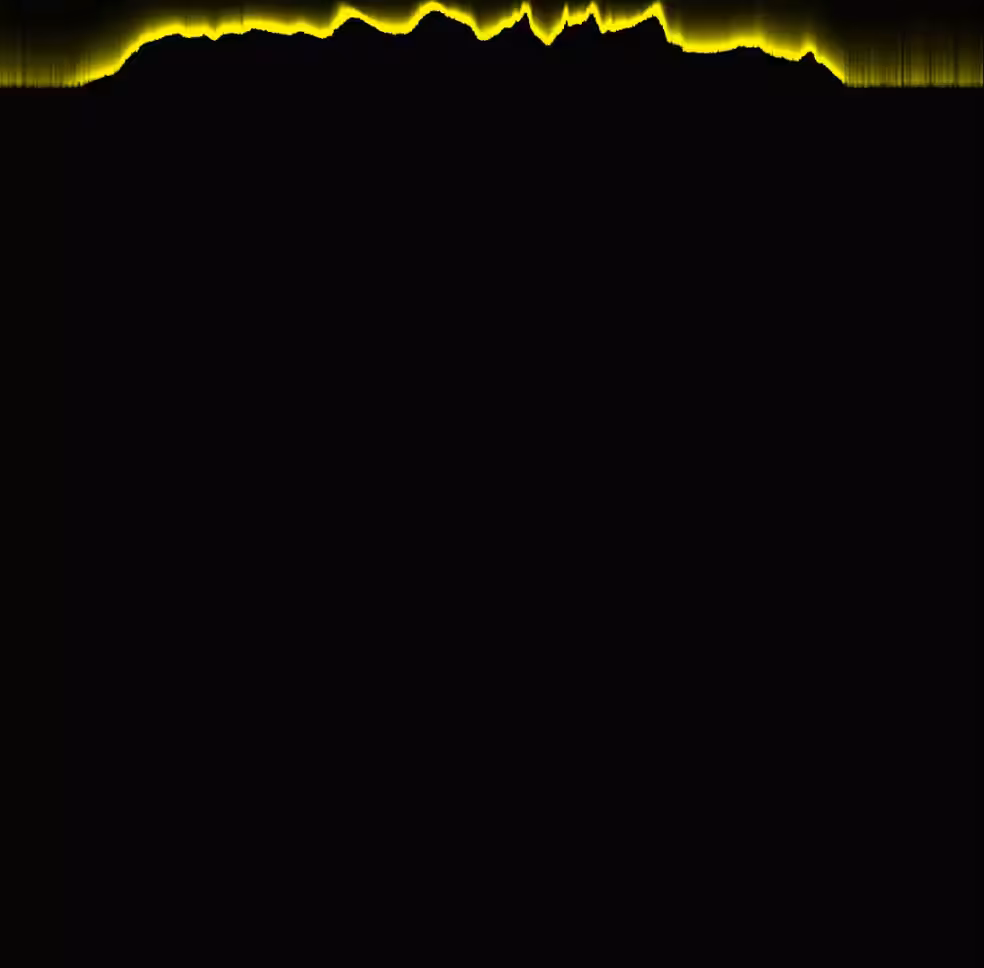 Raining Pixels #102 Yellow, Matrix Style