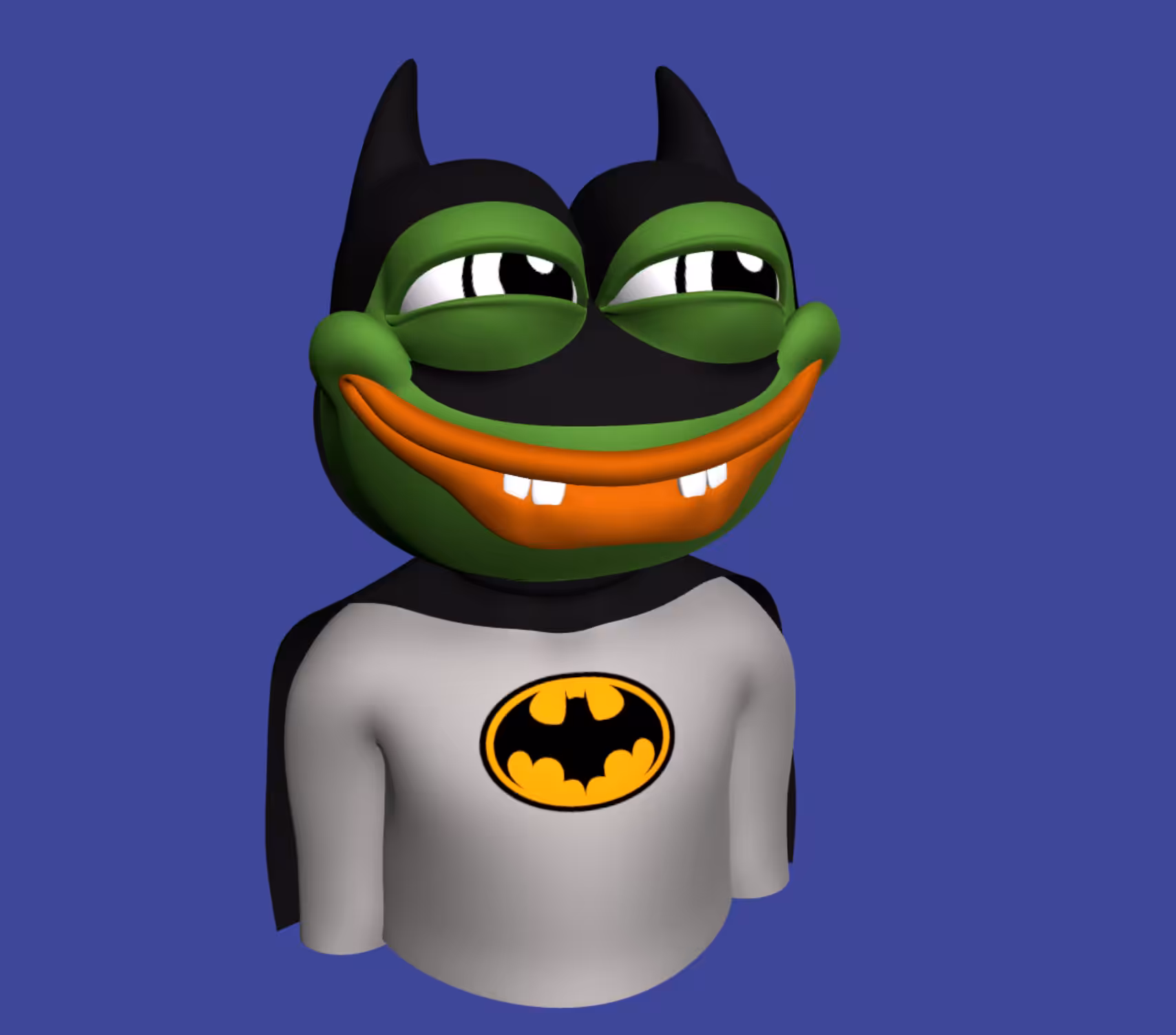 Romantic Dark Knight Pepe 3D