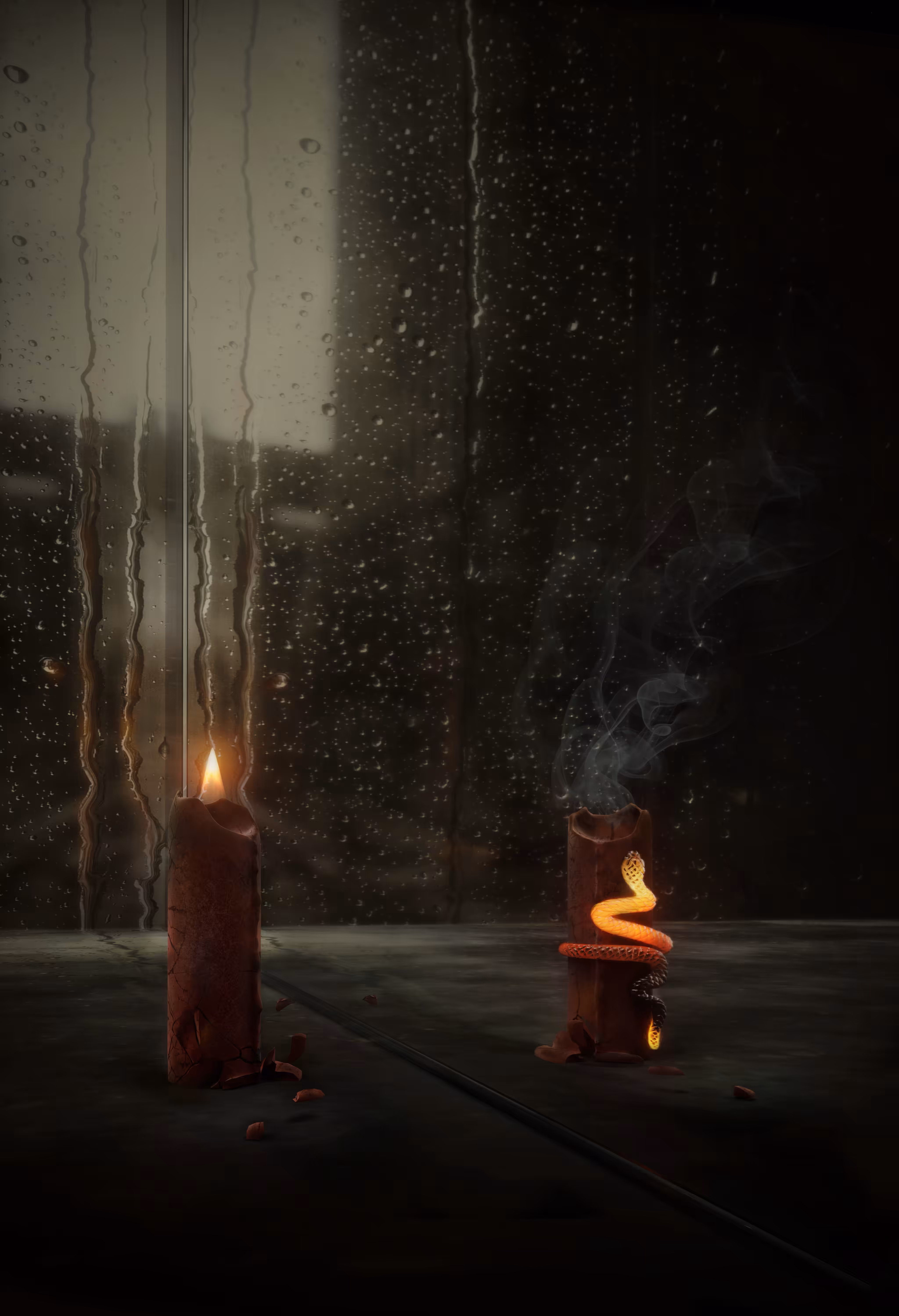 So you let me burn just to relight your own fire?
