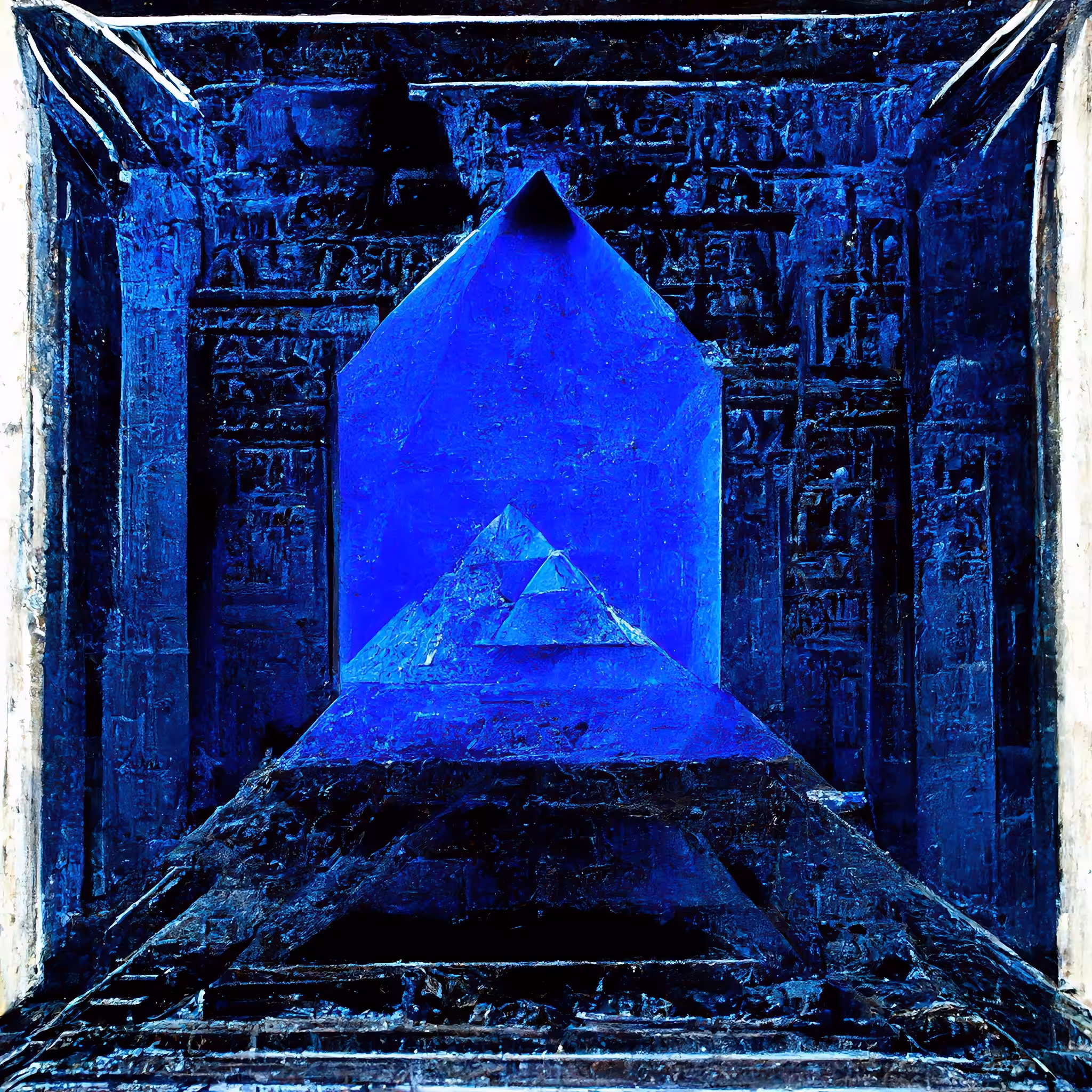 Turned into blue colored prisms: Turned◦into◦blue◦#8