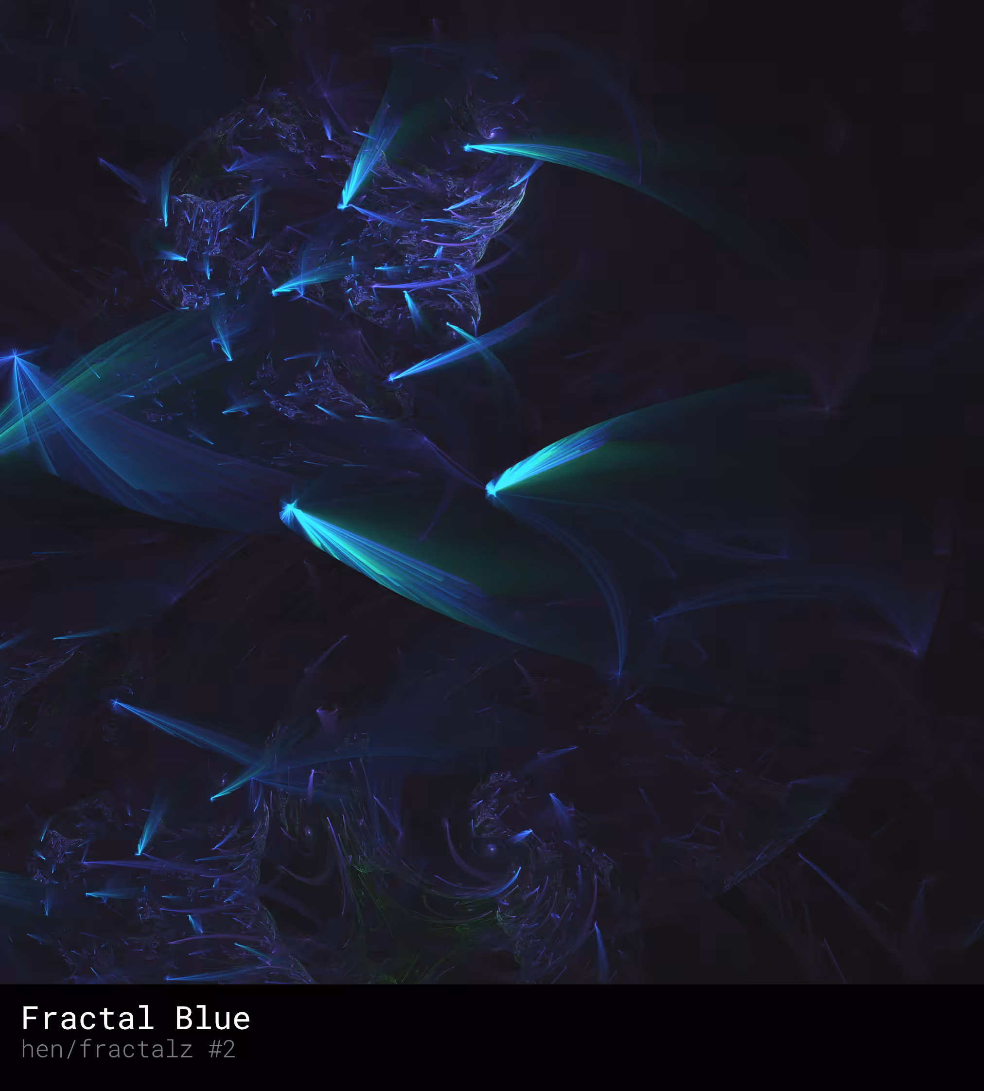 #2 - Fractal Blue