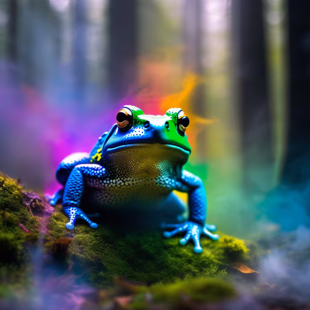 #OneToadPhotography: Psychedelic gas toad