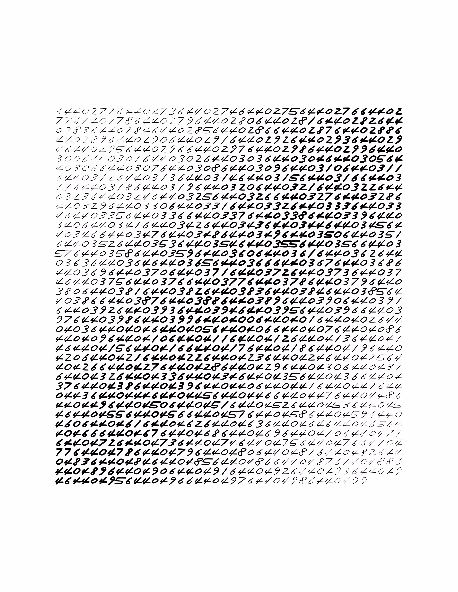 Endless (5,607,250 to Infinity) #2861
