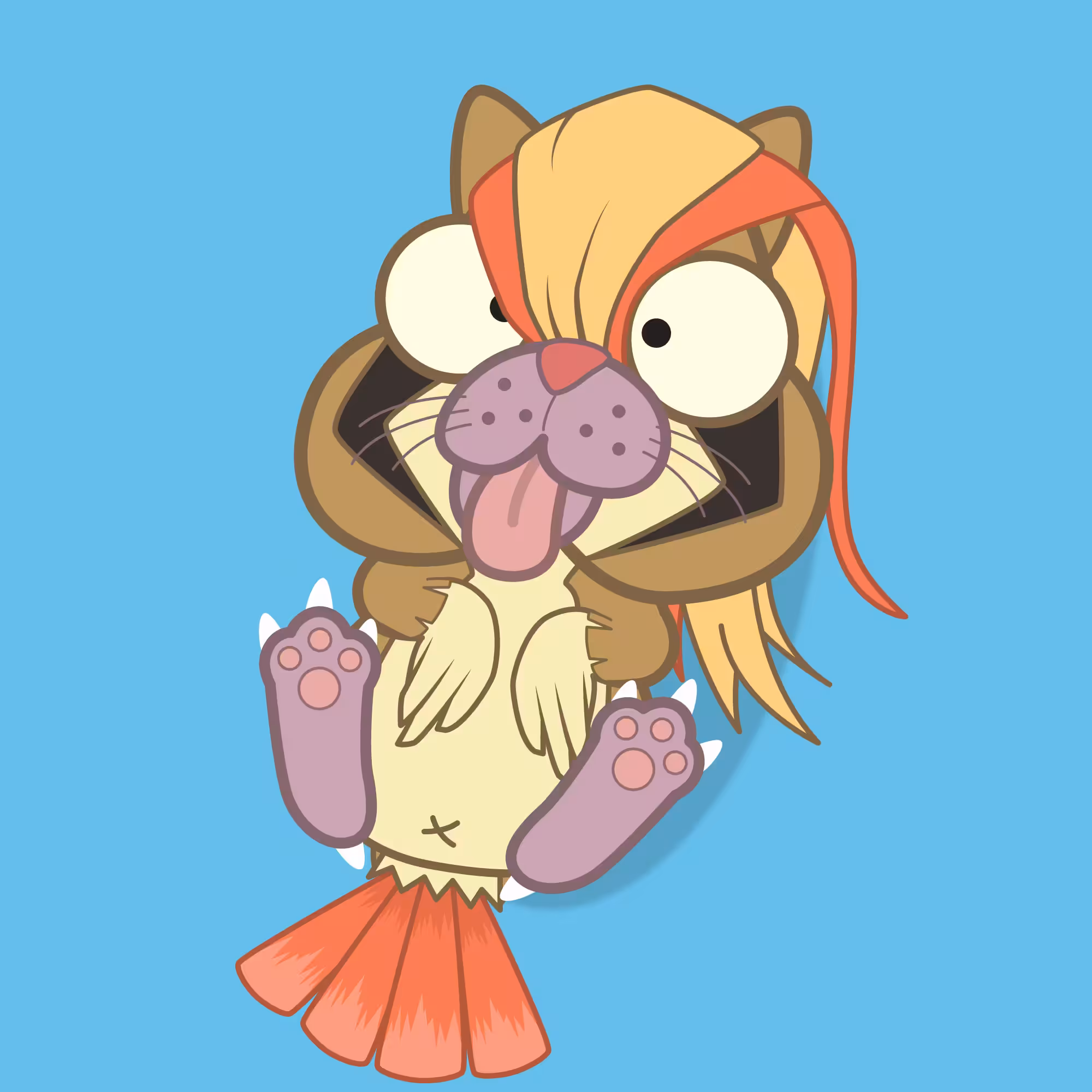 P018 --- Laying Derp Catgeot ---