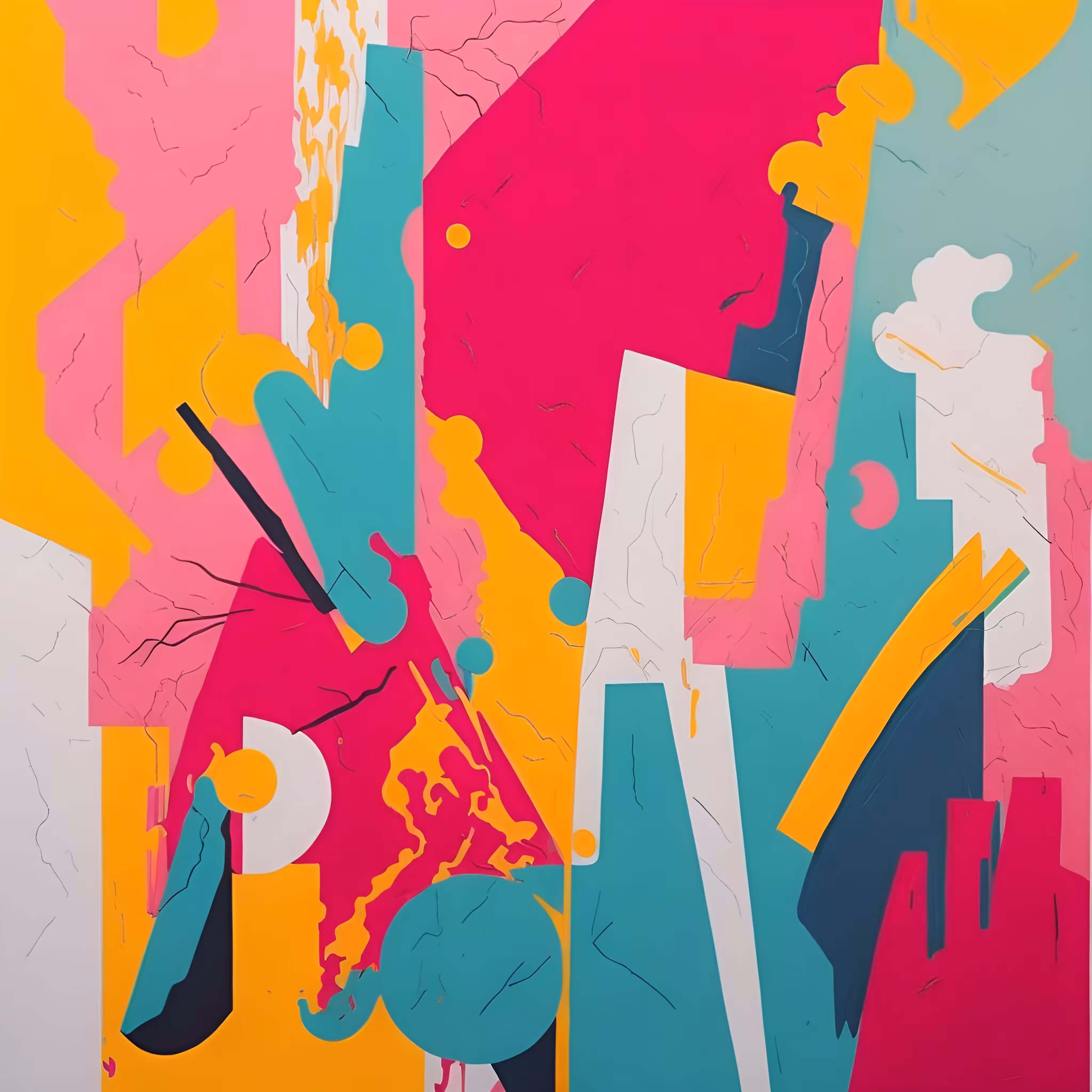 Abstract Side Face