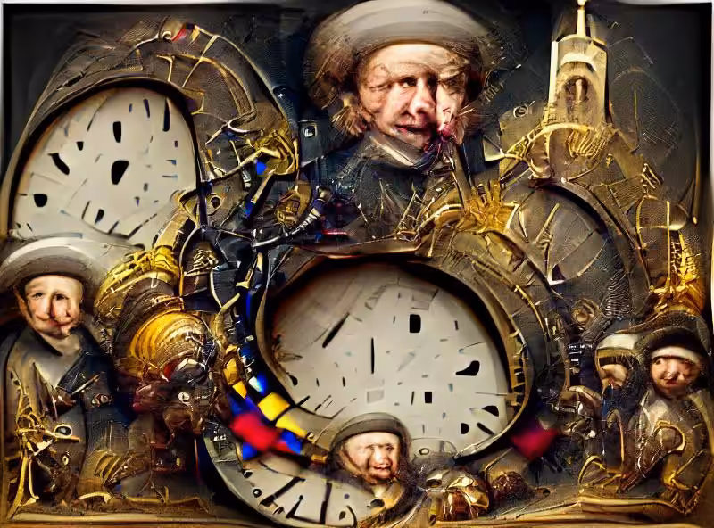 Rembrandt's Medieval Clock