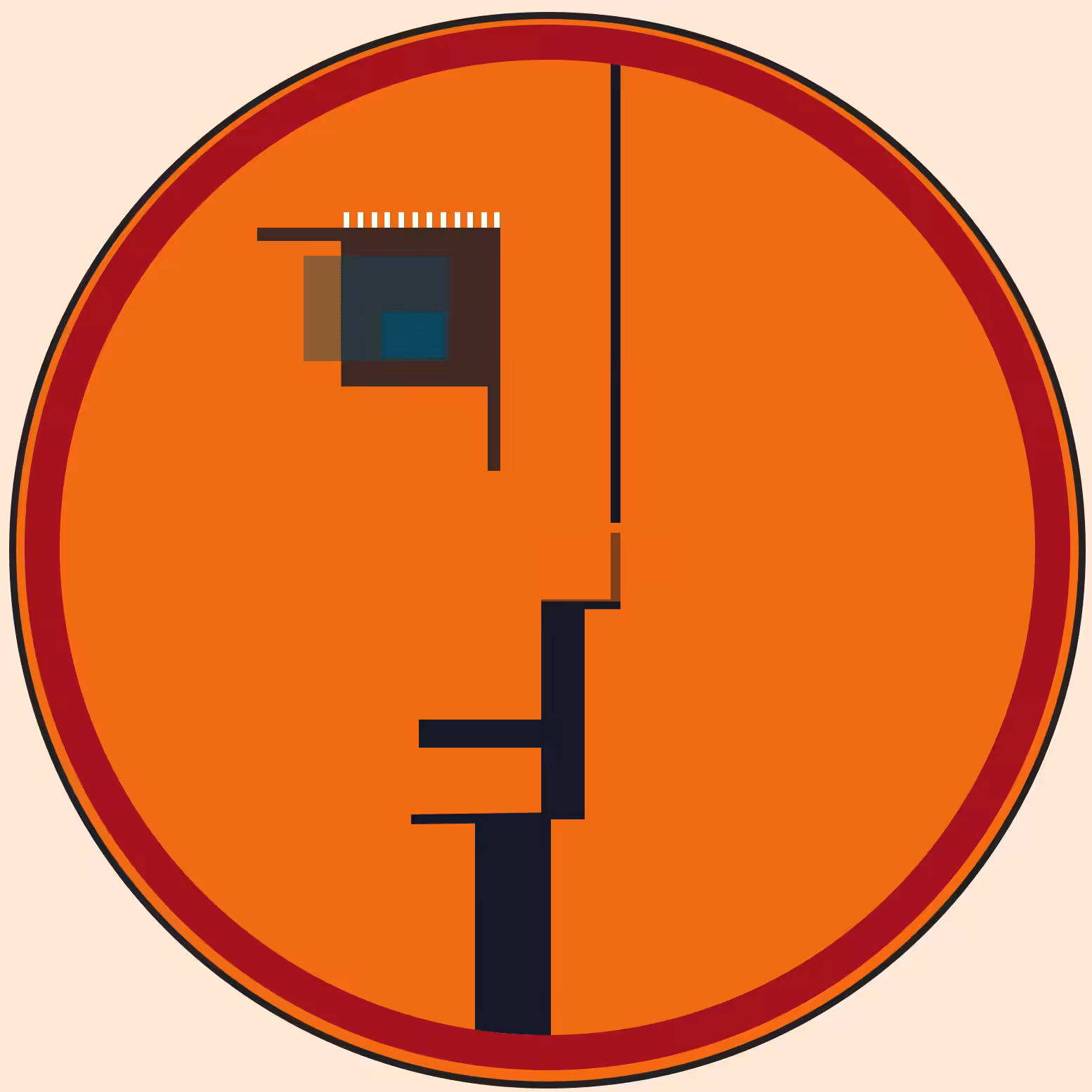 Bauhaus Faces: #042 - Colorful