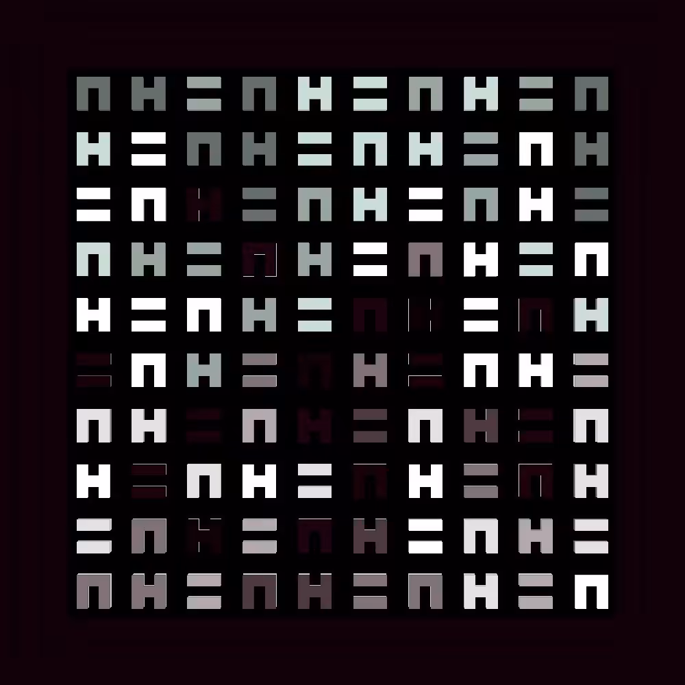 Leon  :: Procedural Symbols (H=N) #506/1000