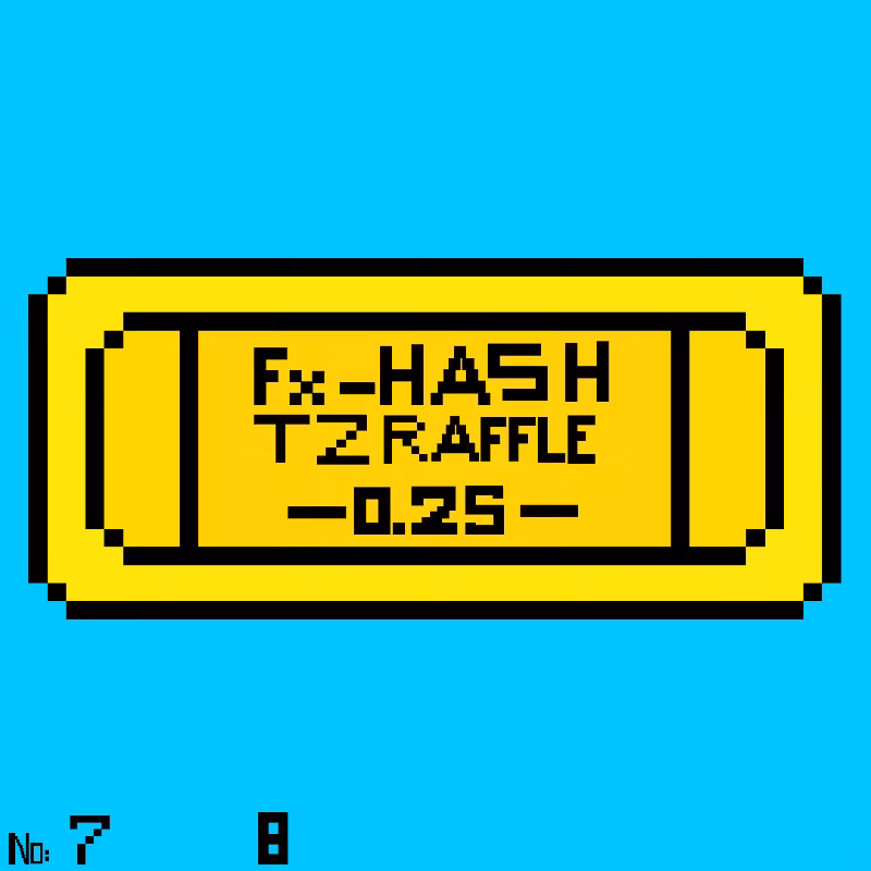 Tezos Raffle Ticket 2 #2