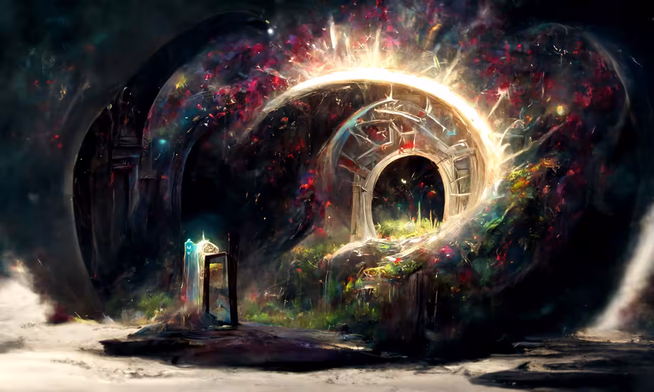 The portal to another reality