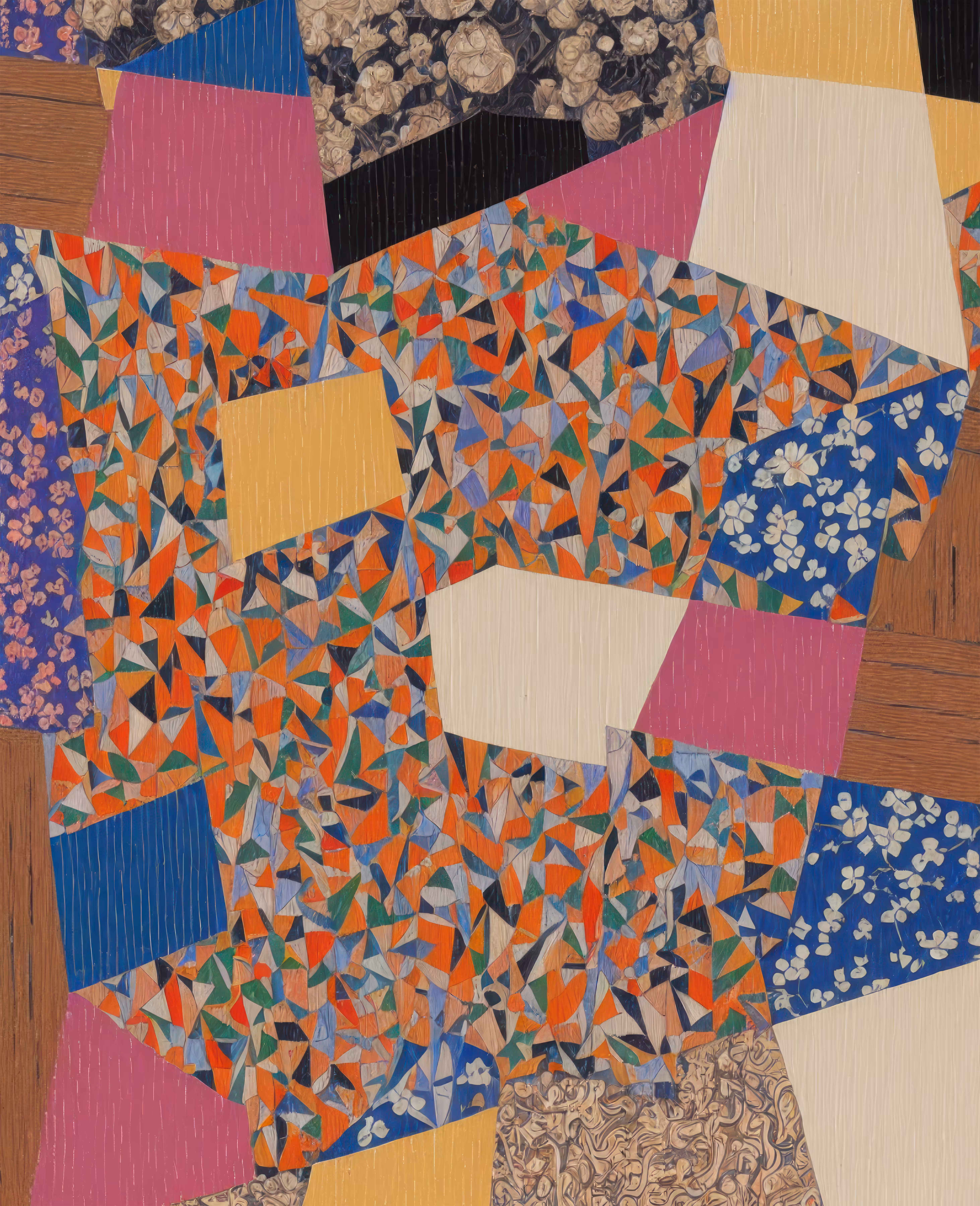 Patchworks inlaid