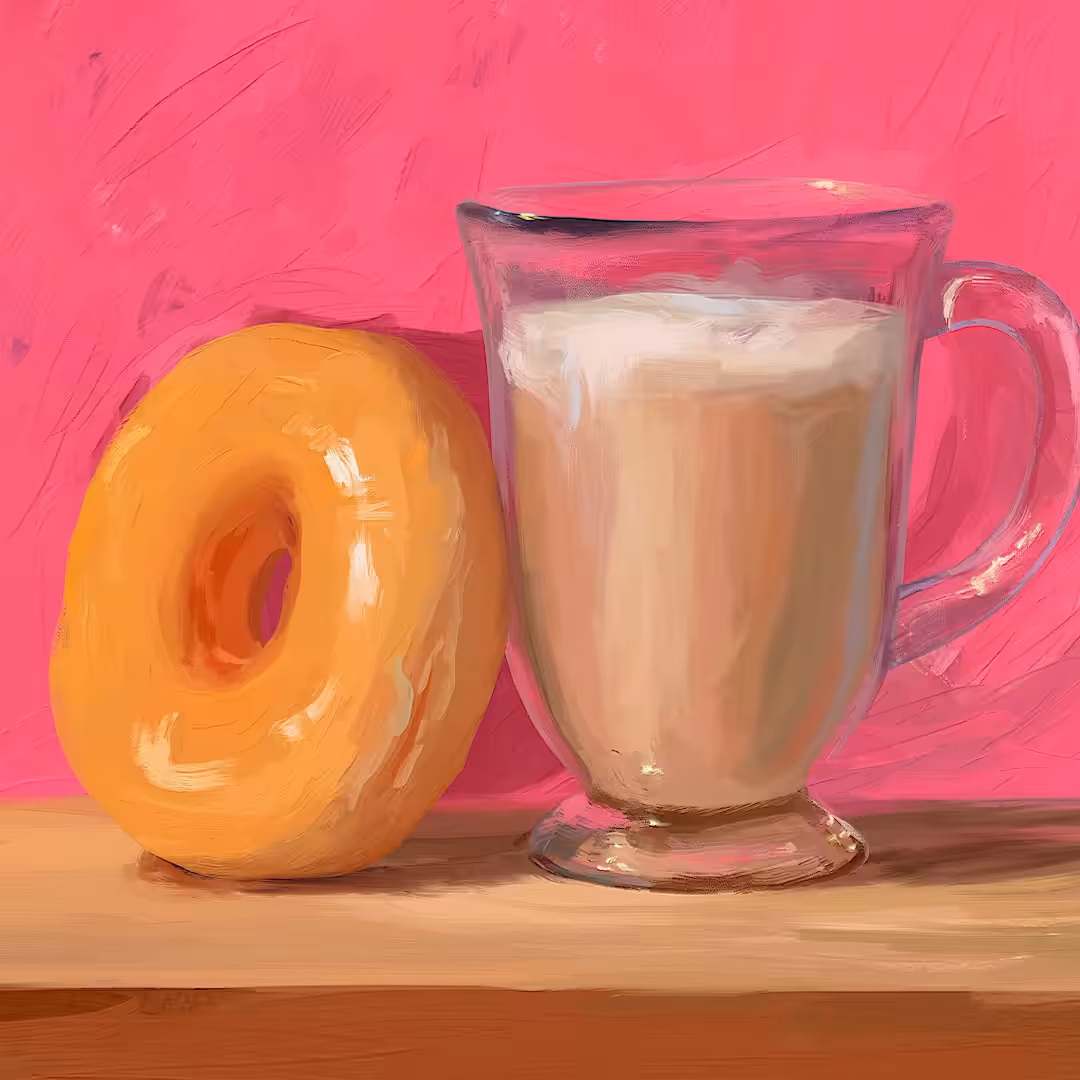 Donut & Cappuccino