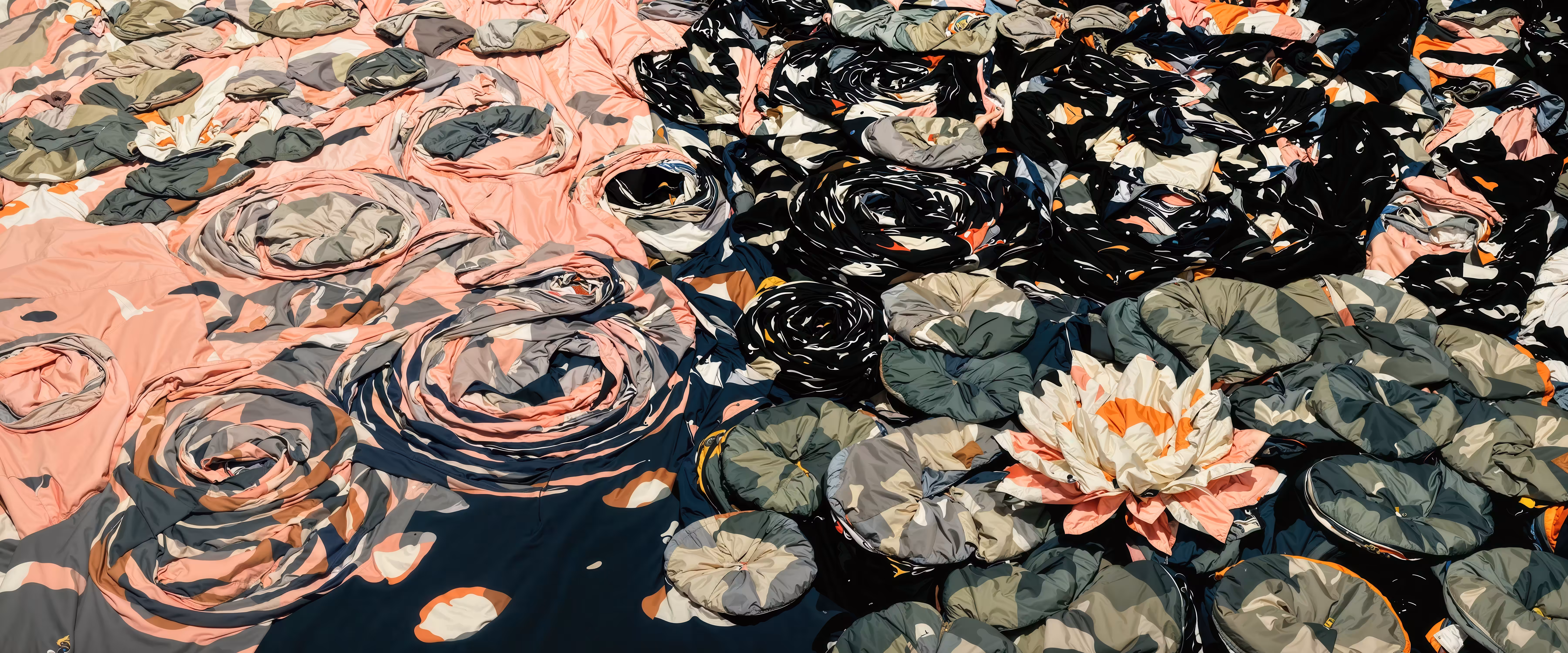 Swirled Into Dusk Folds