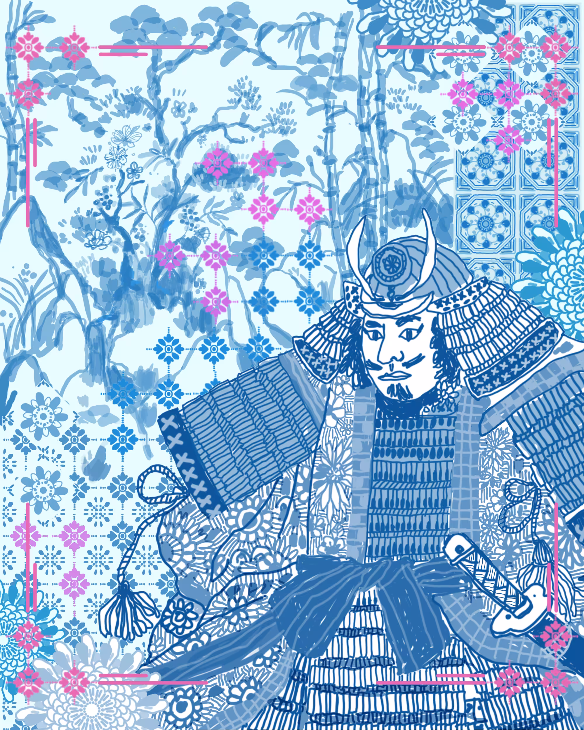 many shades of blue 005