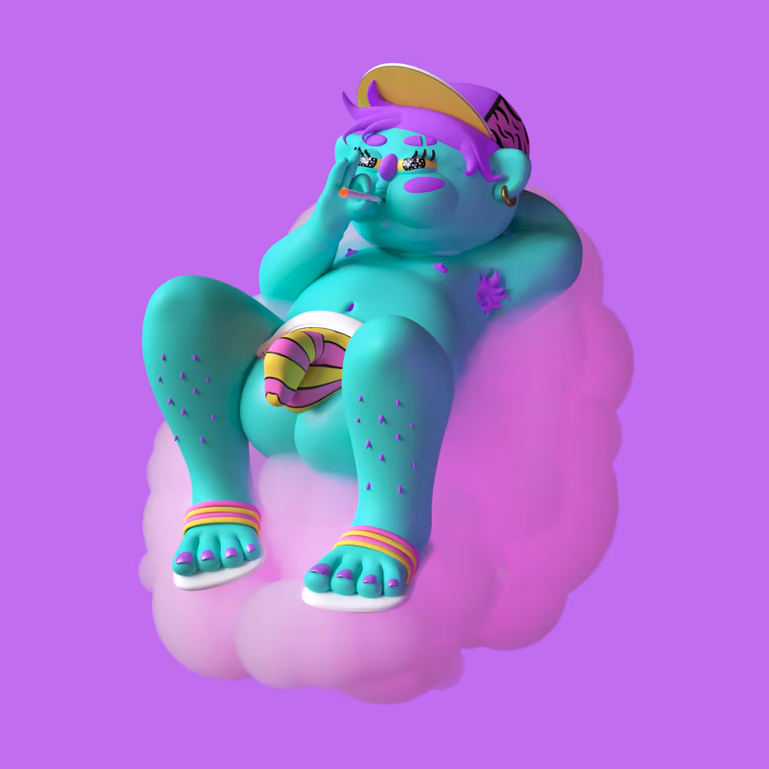 Fat Baby Buns 3D